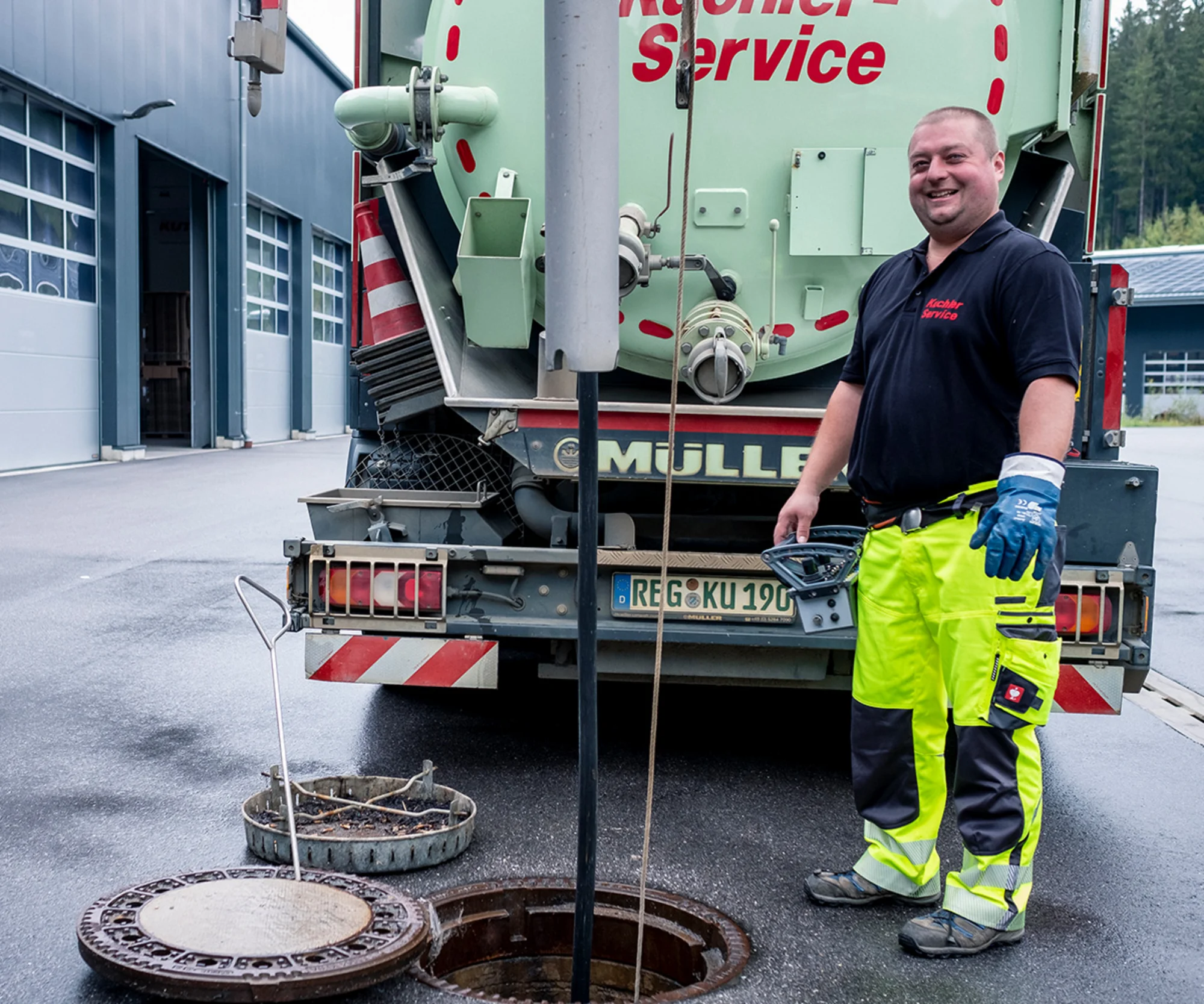 Team und Technik von Saugbagger Nürnberg
